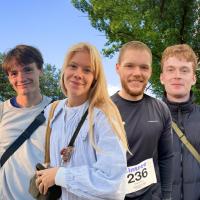 Tobias Truelsen, Frederikke Egegaard, Christian Nissen, Frederik Urhammer, indsamling, Copenhagen Marathon